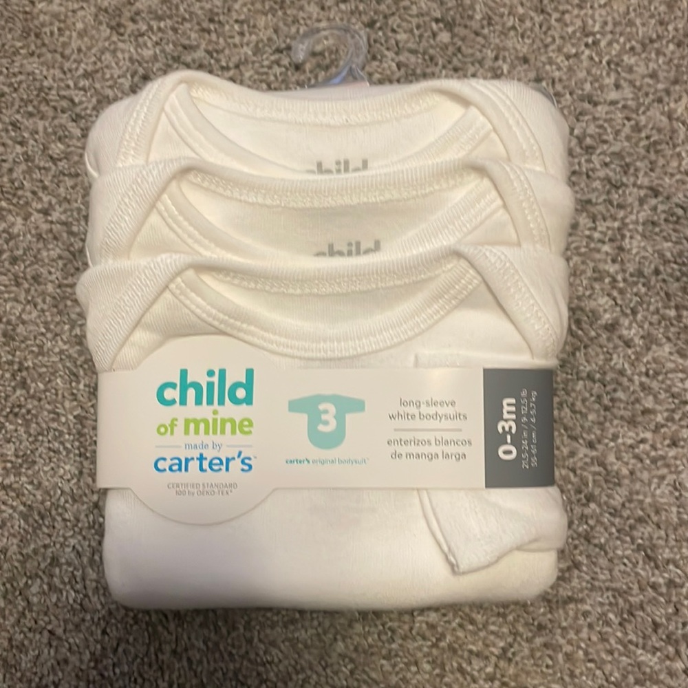 Brand new Carters long sleeve bodysuit